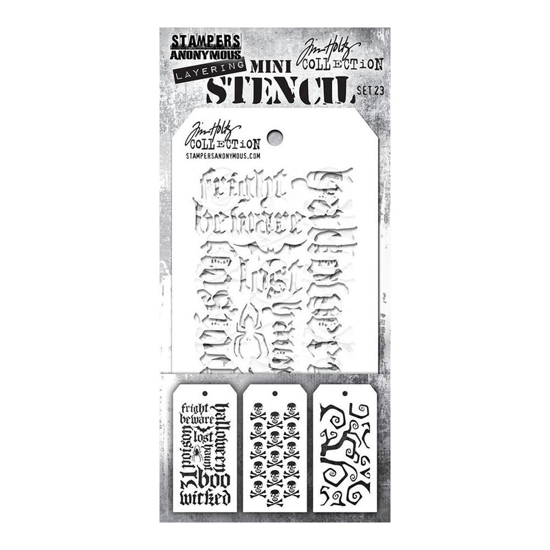 Coming Soon - Stampers Anonymous Mini Layering Stencil Set - Set