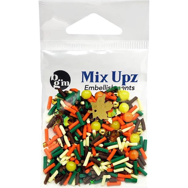 Buttons Galore & More Mix Upz 10g -Fall Frenzy, MXZ110