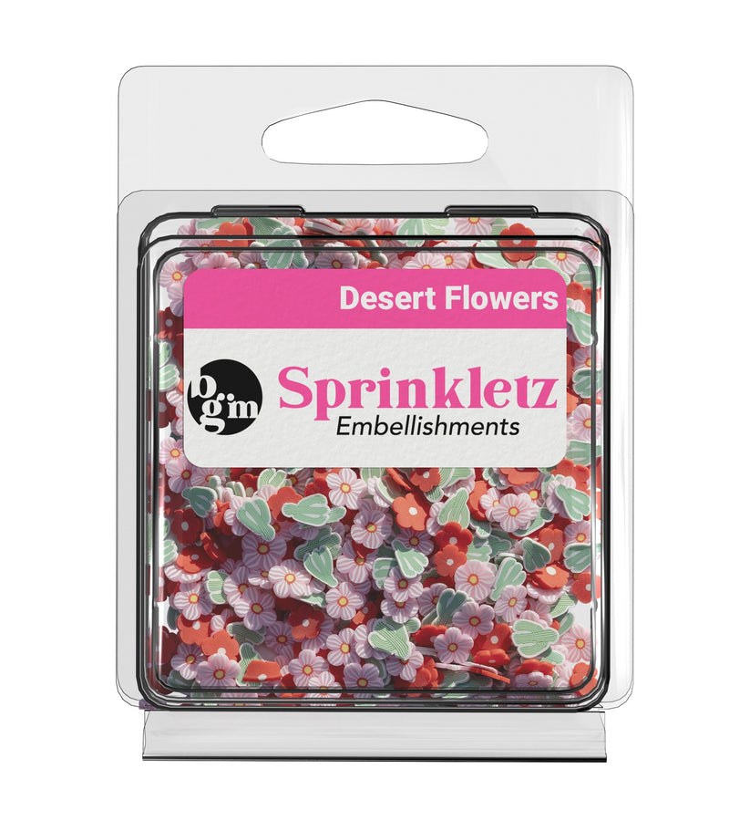 Buttons Galore & More - Sprinkletz - Desert Flowers, NK192