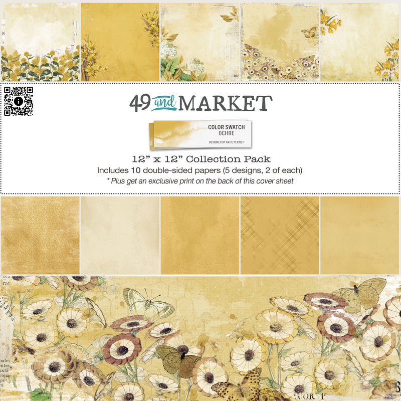 49 & Market 12x12 Collection Pack - Color Swatch: Ochre, OCS26795