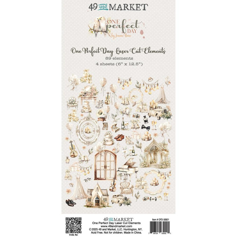 49 & Market - One Perfect Day - Laser Cut Elements, OFD-30921