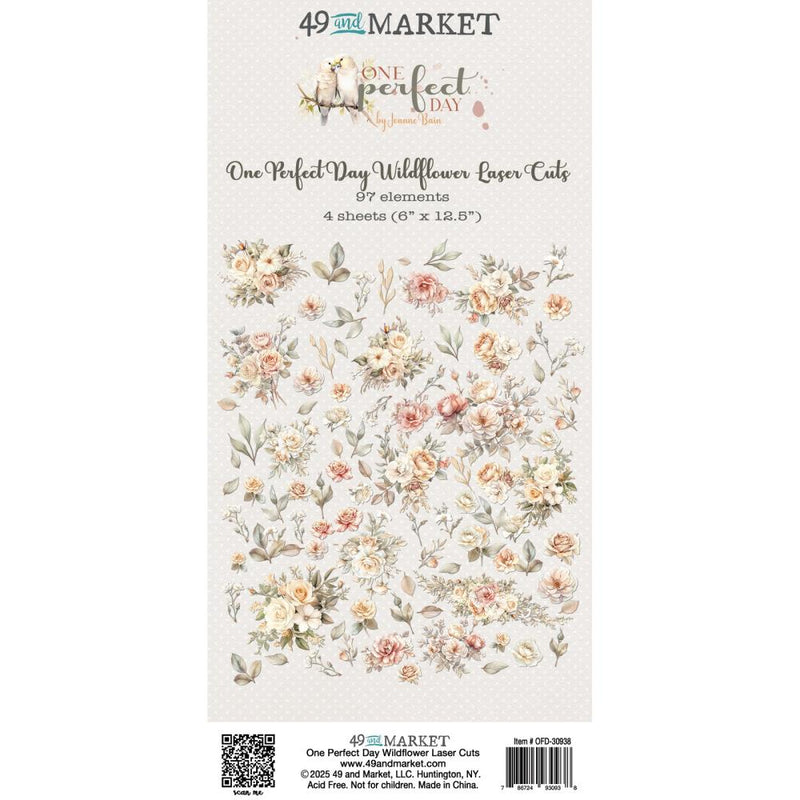 49 & Market - One Perfect Day - Wildflower Laser Cuts, OFD-30938