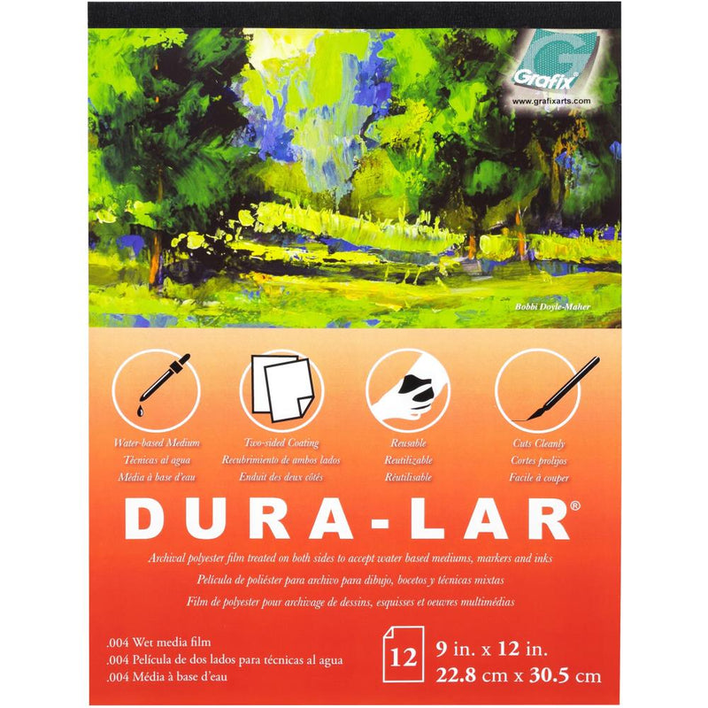 Grafix Dura-Lar Clear .004 Wet Media Pad 11X14, P04DW