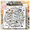 AALL & Create Stencil 6"X6" - Orbit Lines, PC-262