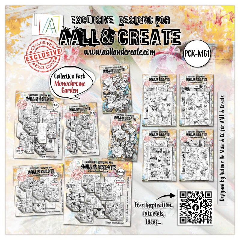 AALL & Create Collection Pack - Monochrome Garden, PCK-MG1