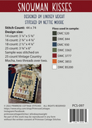 Primrose Cottage Stitches - Snowman Kisses, PCS-097 Lindsey Weight