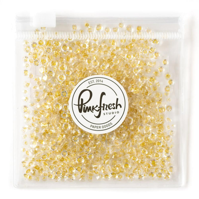 Pinkfresh Studio Gems - Clear with Gold Dust, PF154ES