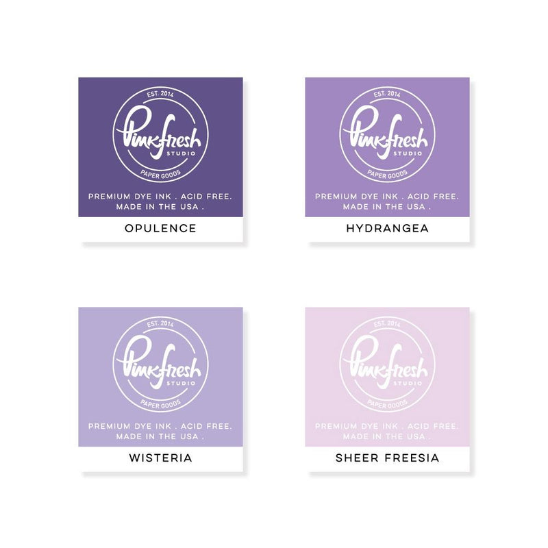 Pinkfresh Studio Premium Dye Cube Ink Pads 4 Colors - Napa Valley, PFDIC018