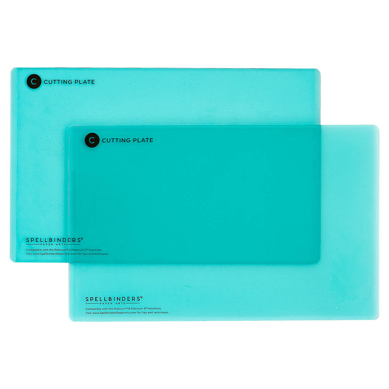 Spellbinders - Extended Cutting Plates (C) 2Pk - Teal, PL-133