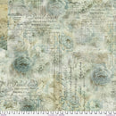 Free Spirit - Eclectic Elements Foundations - Receipt, PWTH102.AQUA1/2 cut in 1/2yd increments Tim Holtz
