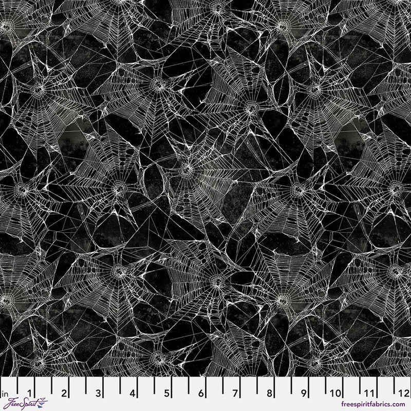 Free Spirit - Eclectic Elements Halloween Entangled, PWTH332 cut in 1yd increments by Tim Holtz