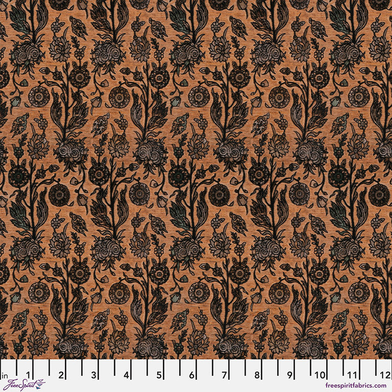 Free Spirit - Eclectic Elements Halloween Gothic Tapestry, PWTH334 cut in 1/2yd increments by Tim Holtz