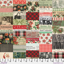 Free Spirit - Eclectic Elements Christmas Collage, PWTH335 cut in 1/2yd increments by Tim Holtz