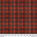 Free Spirit - Eclectic Elements Christmas Worn Plaid, PWTH338.cut in 1/2yd increments by Tim Holtz