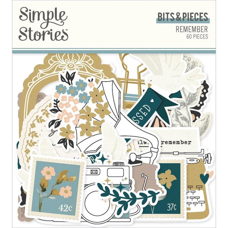 Simple Stories - Bits & Pieces - Remember, REM21518