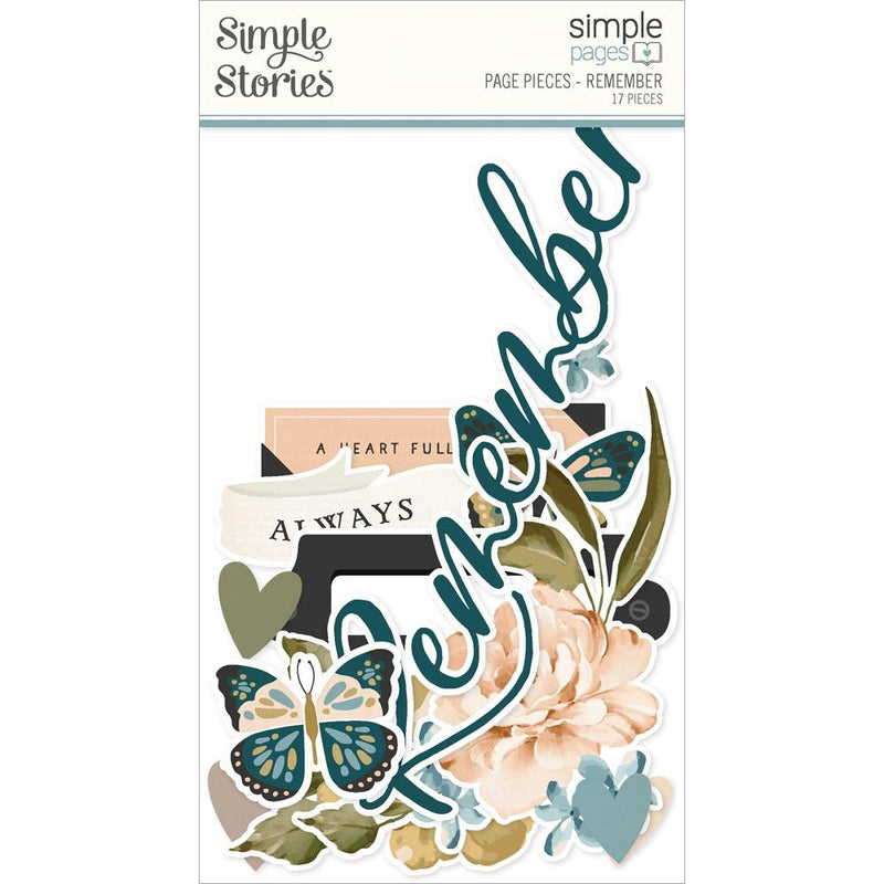 Simple Stories - Simple Pages - Page Pieces - Remember, REM21531