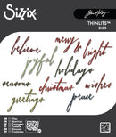Sizzix Thinlits Die Set - Handwritten Holidays, 660979 by: Tim Holtz