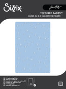 Coming Soon - Sizzix 2-D Texture Fades EF - Vault Sparkle Stars Large/A5, 667250 by Tim Holtz