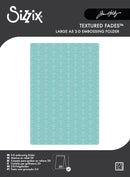 Sizzix 2-D Texture Fades EF - Vault Snowflakes Large/A5, 667251 by Tim Holtz