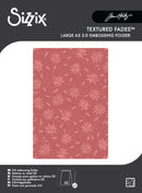 Coming Soon - Sizzix 2-D Texture Fades EF - Vault Holly Poinsettia Large/A5, 667252 by Tim Holtz
