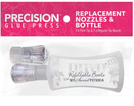 My Sweet Petunia - Precision Glue Press - Replacement Nozzles and Bottle, RNB7261