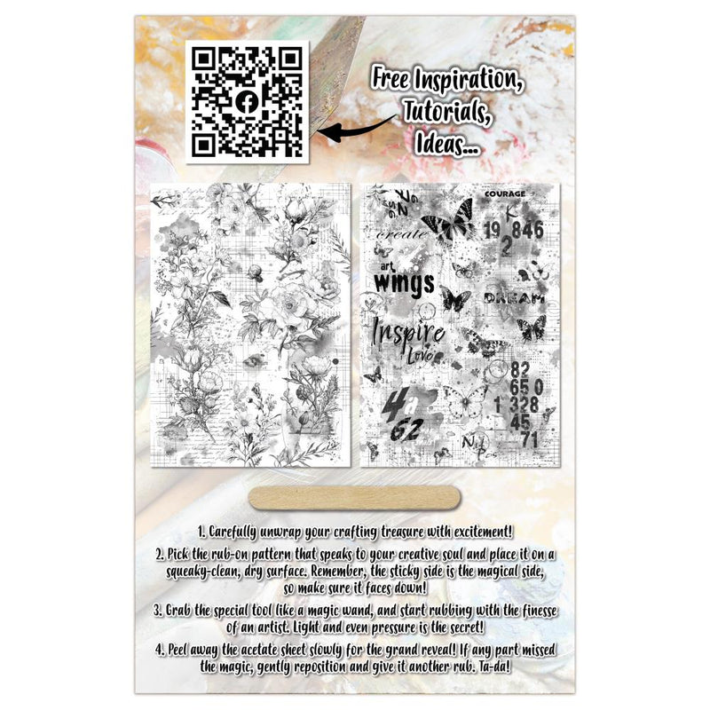 AALL & Create A5 Rub-Ons - Grit & Grace, RO-20