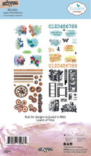Elizabeth Craft Designs Rub-Ons - Layers of Time, RO-001