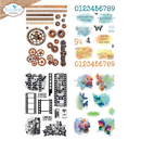 Elizabeth Craft Designs Rub-Ons - Layers of Time, RO-001