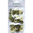 49 and Market Paper Flowers - Royal Posies - Olive, RP-34093