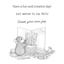 House Mouse Designs Cling Rubber Stamps - Creative Day, RSC-049