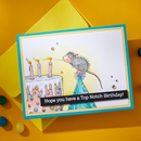 House Mouse Designs Cling Rubber Stamps - Top Notch Birthday, RSC-050