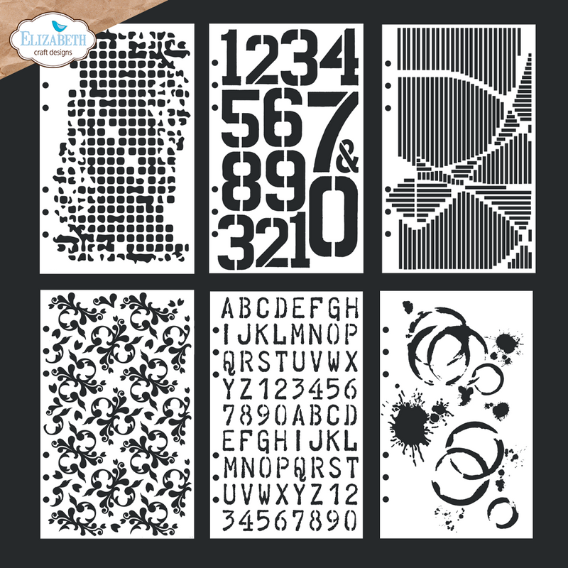 Elizabeth Craft Designs Stencils - Planner Stencils