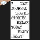 Elizabeth Craft Designs Stencils - Journal Stencils 4, S053