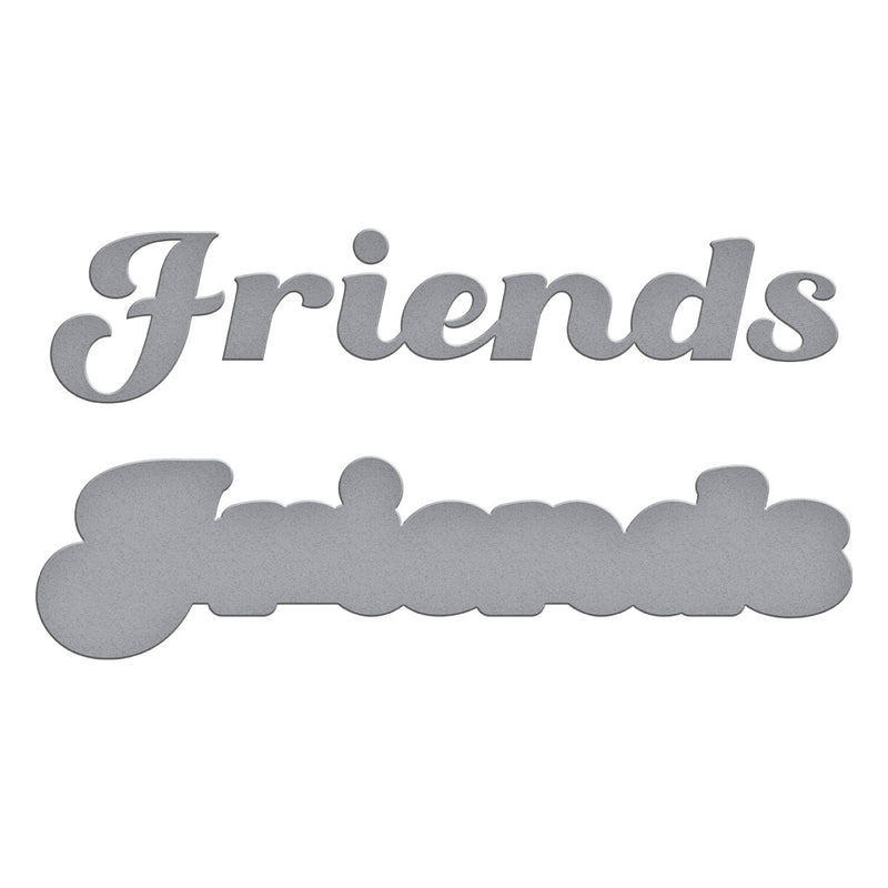 Spellbinders Etched Dies - Friends, S2-385