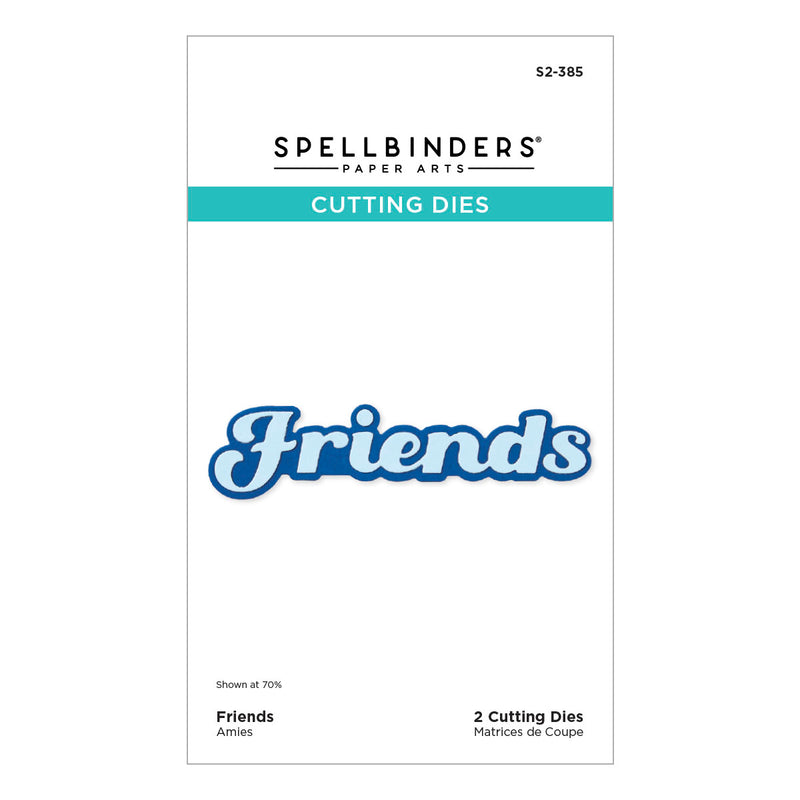 Spellbinders Etched Dies - Friends, S2-385