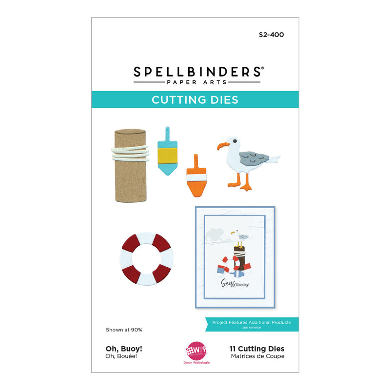 Spellbinders Etched Die Set - Oh, Bouy!, S2-400 by: Dawn Woleslagle