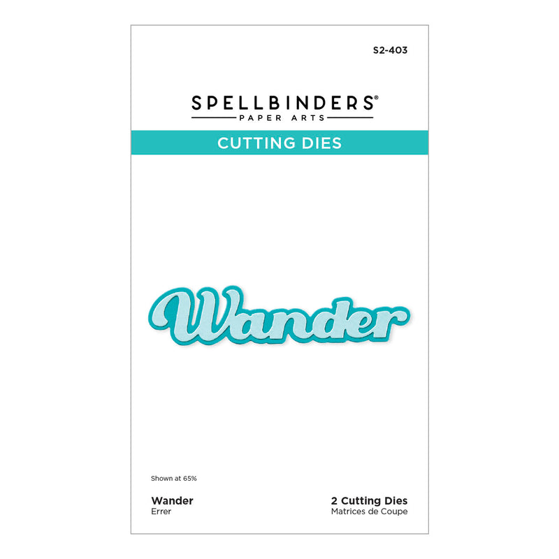 Spellbinders Etched Dies - Wander, S2-403