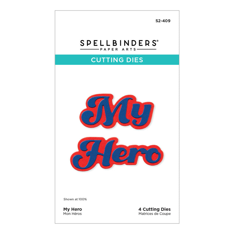 Spellbinders Etched Dies - My Hero, S2-409