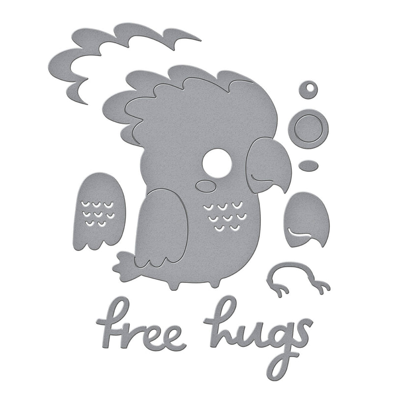 Spellbinders Etched Die Set - Free Hugs, S2-432