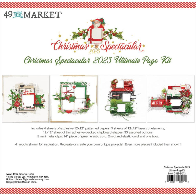 49 & Market Ultimate Page Kit - Christmas Spectacular 2023, CS23-24272