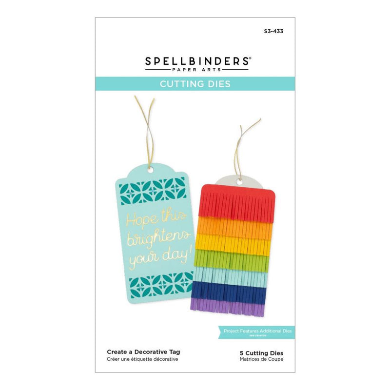 Spellbinders Etched Dies - Create a Decorative Tag, S3-433