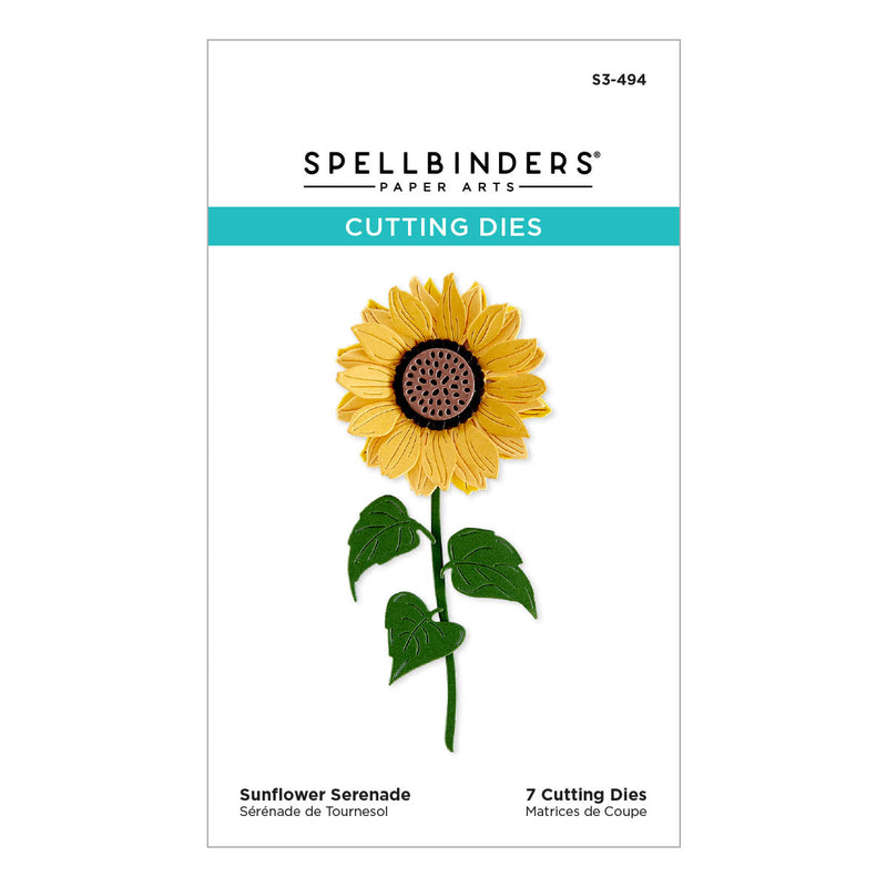 Spellbinders Etched Dies - Sunflower Serenade, S3-494