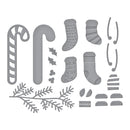 Spellbinders Etched Dies - Faux Embroidered Stockings, S3-519