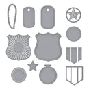 Spellbinders Etched Dies - Badges of Honor, S3-526