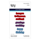 Spellbinders Etched Dies - Space Greetings, S3-528 by Simon Hurley