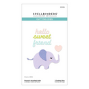 Spellbinders Etched Die Set - Peanut's Heartfelt Hello, S3-554