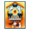 Spellbinders Etched Dies - Cuckoo Cottage Halloween Tick Tock, S3-557