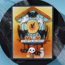 Spellbinders Etched Dies - Cuckoo Cottage Halloween Tick Tock, S3-557