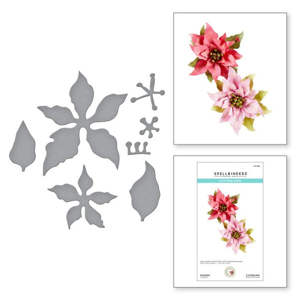 Spellbinders Etched Dies - Poinsettia, S4-1109