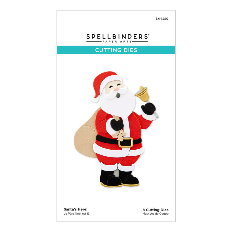 Spellbinders Etched Dies - Santa's Here!,  S4-1289